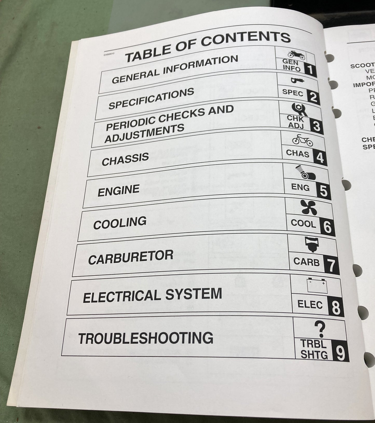 Genuine Yamaha LIT-11616-19-49 XC50V Service Manual 2005