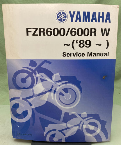 Genuine Yamaha LIT-11616-FZ-00 FZR600/600R W Service Manual 1990