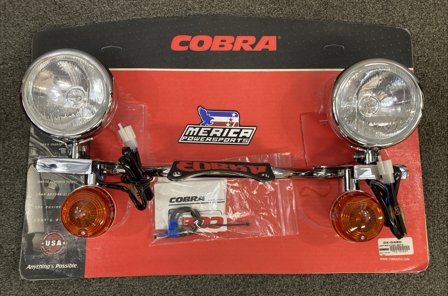 NEW GENUINE COBRA 04-0460 LIGHT BAR VULCAN