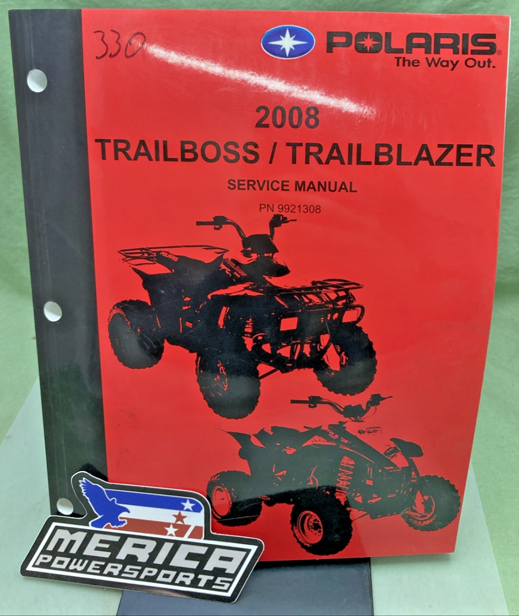 GENUINE POLARIS 9921308 TRAILBOSS/TRAILBLAZER SERVICE MANUAL 2008