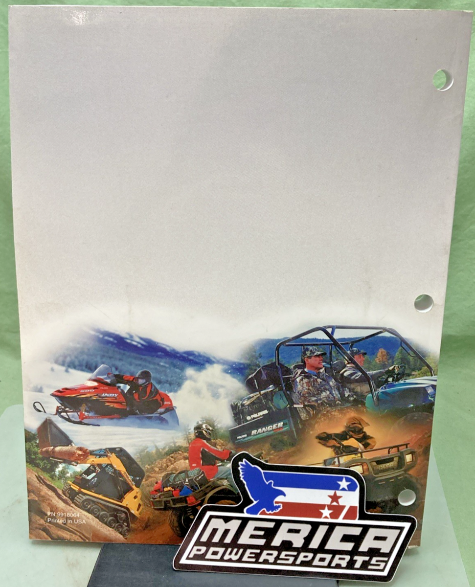 GENUINE POLARIS 9918064 ATP 330/500 SERVICE MANUAL 2004