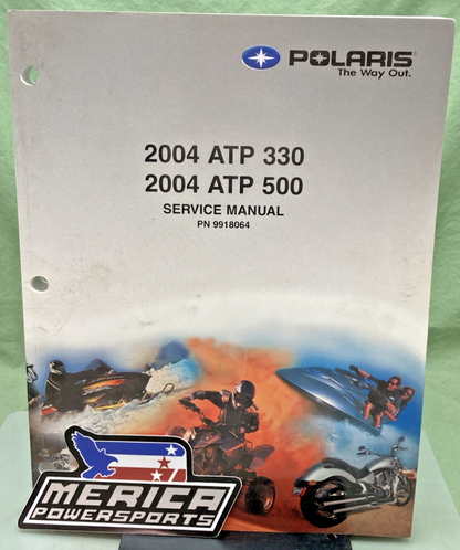 GENUINE POLARIS 9918064 ATP 330/500 SERVICE MANUAL 2004
