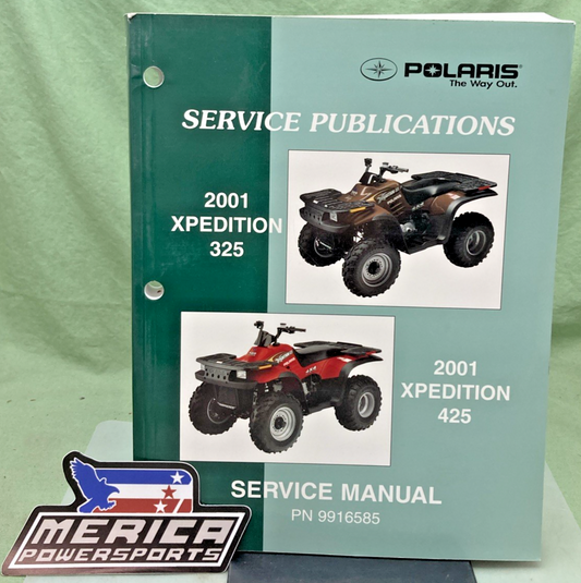 GENUINE POLARIS 9916585 XPEDITION 325/425 SERVICE MANUAL 2001