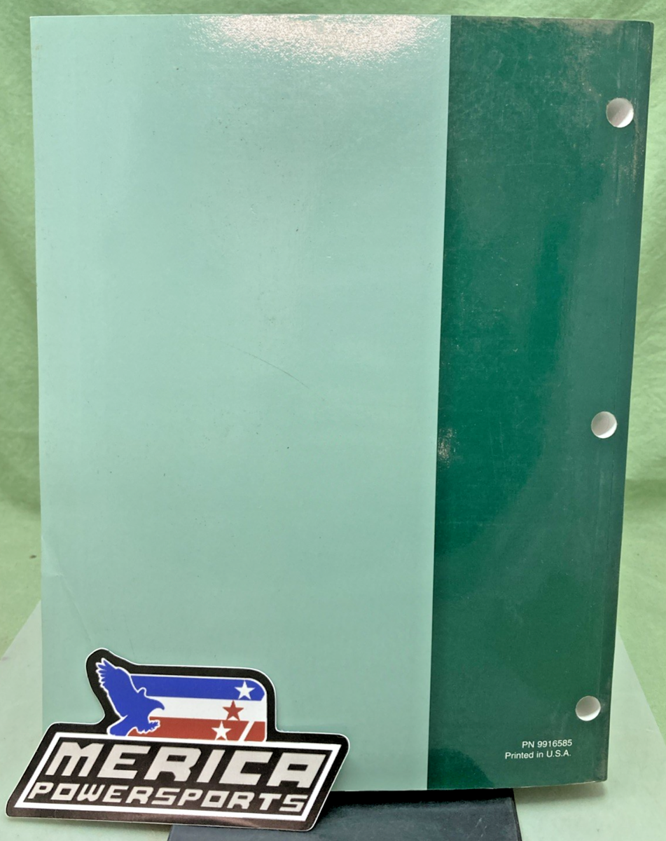 GENUINE POLARIS 9916585 XPEDITION 325/425 SERVICE MANUAL 2001