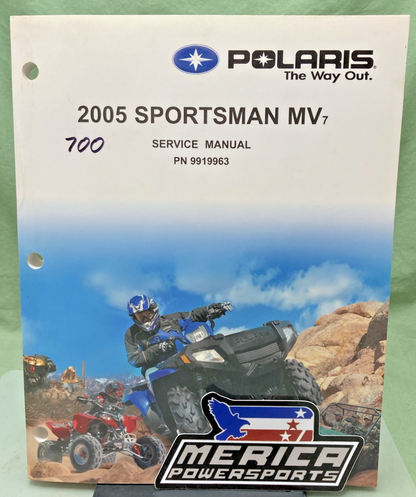 GENUINE POLARIS 9919963 SPORTSMAN MV7 SERVICE MANUAL 2005