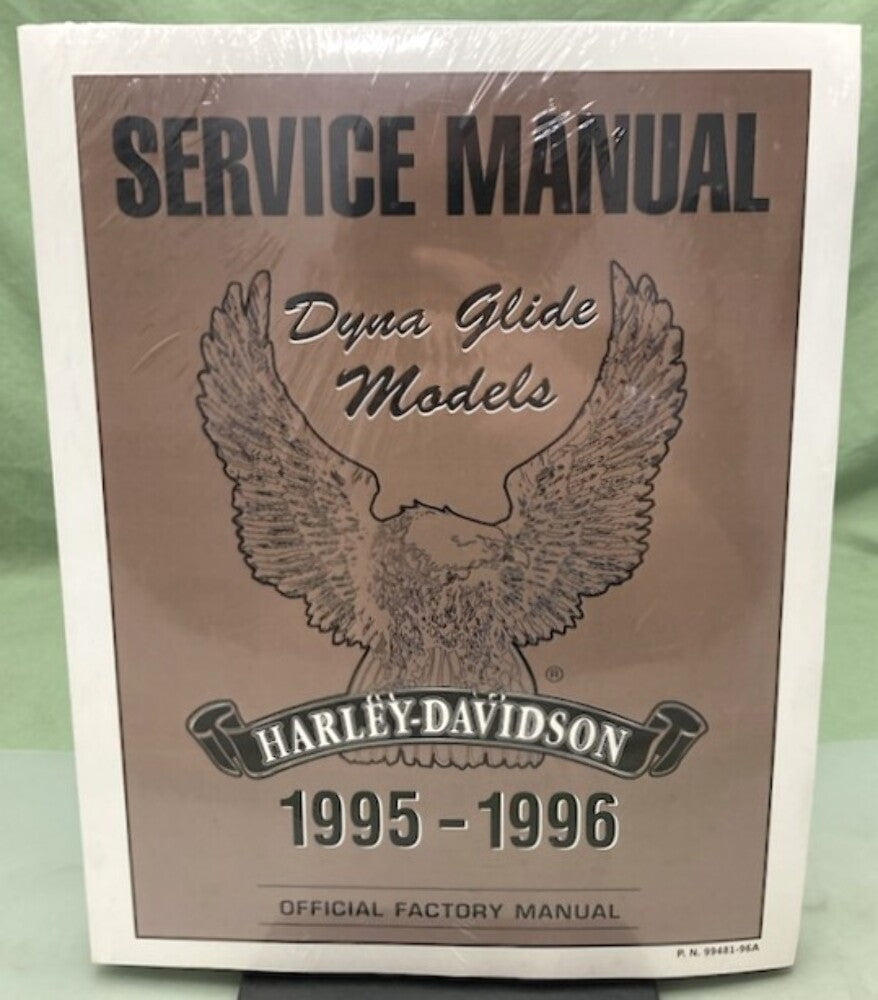 Harley Davidson 99481-96A Dyna Glide Models Service Manual 1995-1996 New Genuine