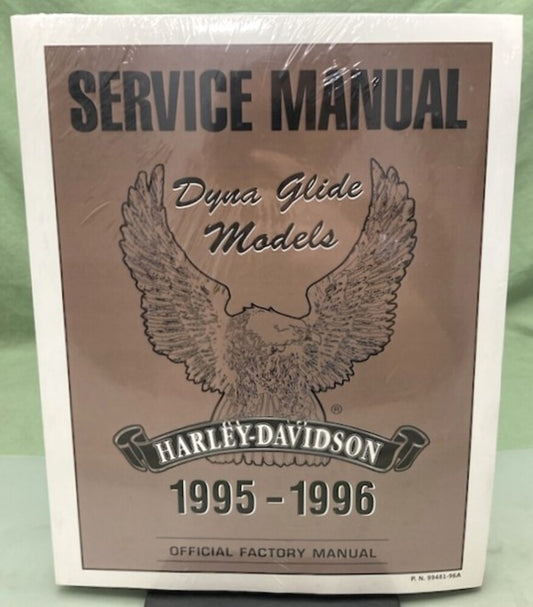 Harley Davidson 99481-96A Dyna Glide Models Service Manual 1995-1996 New Genuine