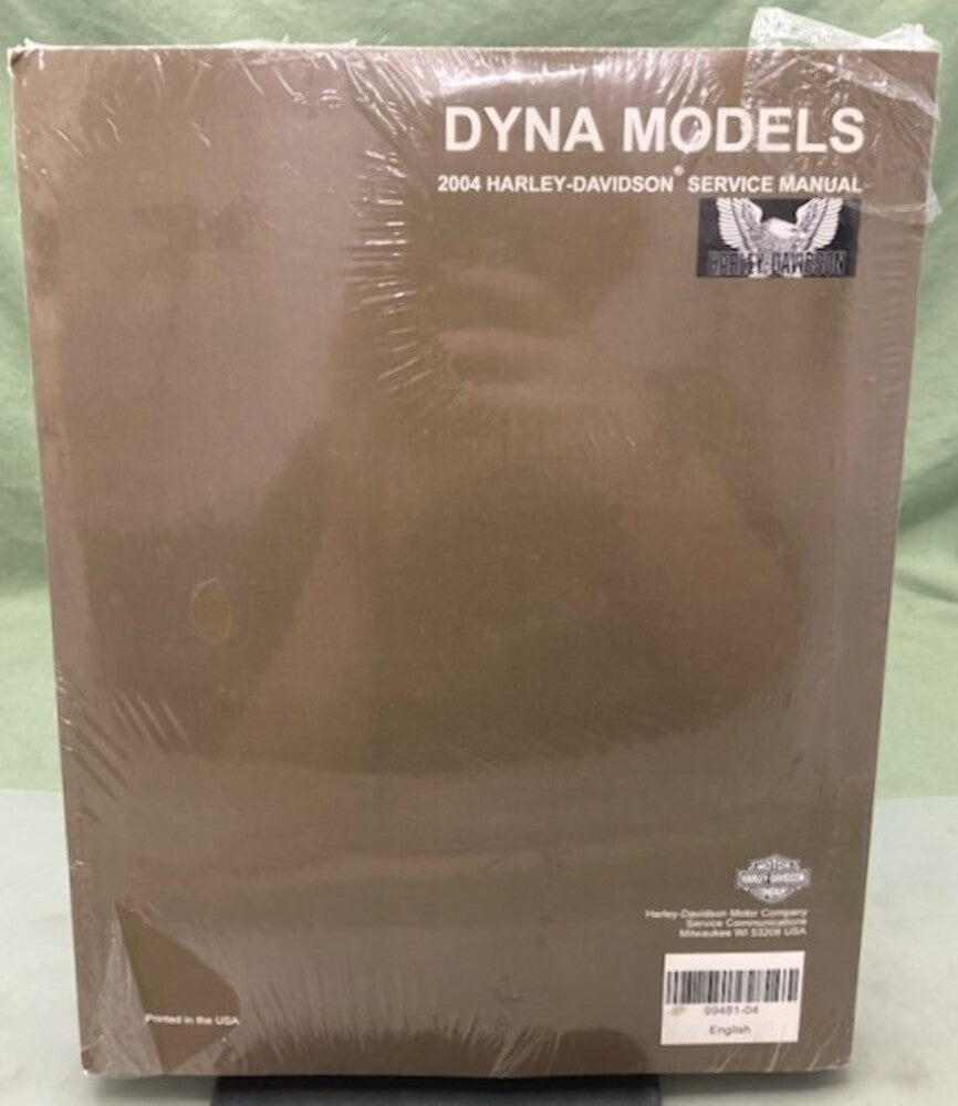 Harley Davidson 99481-04 Dyna Glide Models Service Manual 2004 New Genuine
