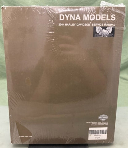 Harley Davidson 99481-04 Dyna Glide Models Service Manual 2004 New Genuine