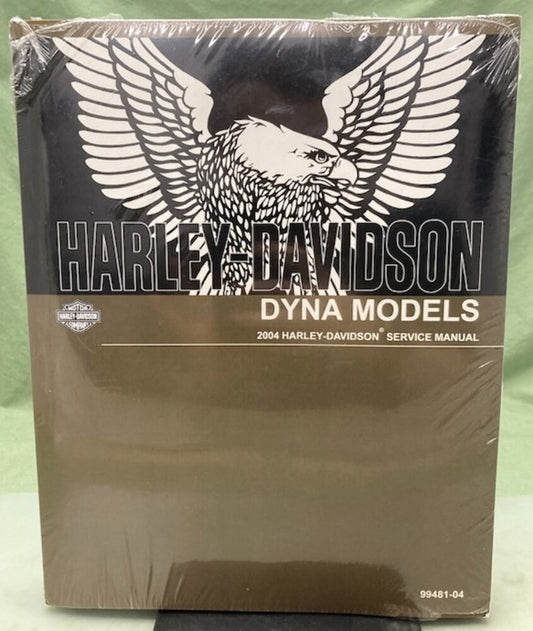 Harley Davidson 99481-04 Dyna Glide Models Service Manual 2004 New Genuine