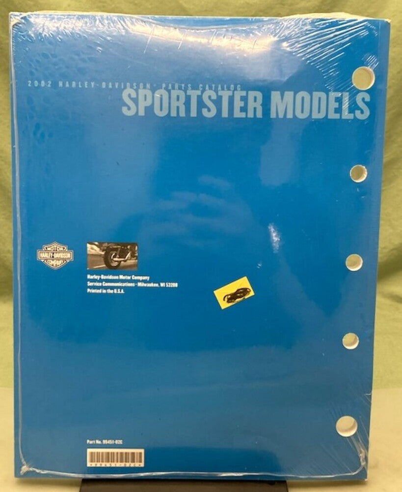 Harley Davidson 99451-02C Sportster Models Parts Catalog 2002 New Genuine