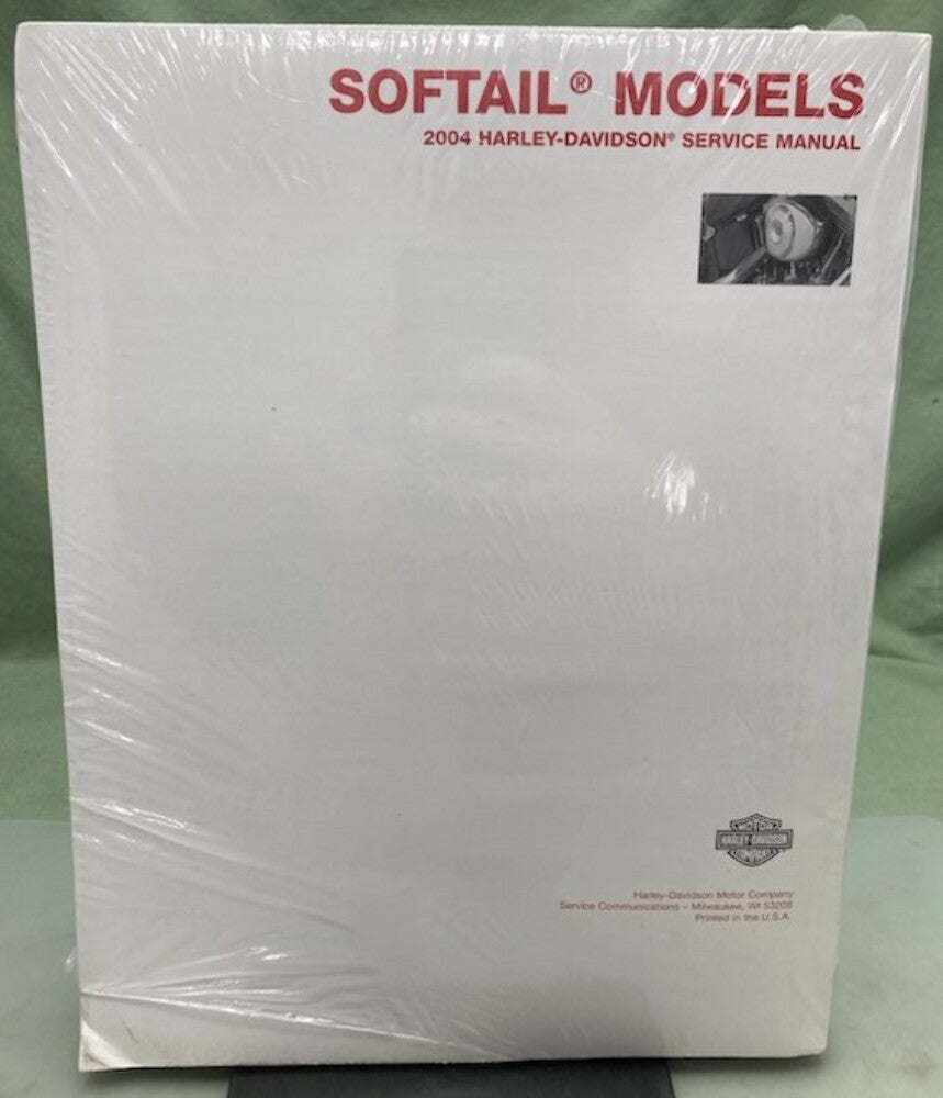 Harley Davidson 99482-04 Softail Models Service Manual 2004 New Genuine