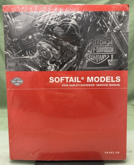 Harley Davidson 99482-09 Softail Models Service Manual 2009 New Genuine