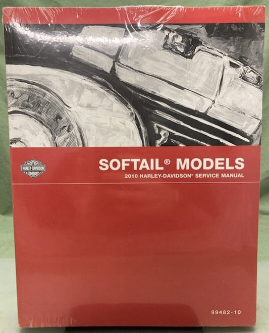 Harley Davidson 99482-10 Softail Models Service Manual 2010 New Genuine