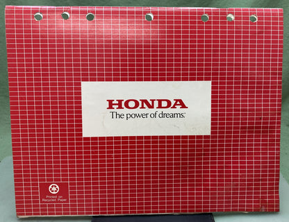 Genuine Honda TE410 Engine Service Specifications 1998