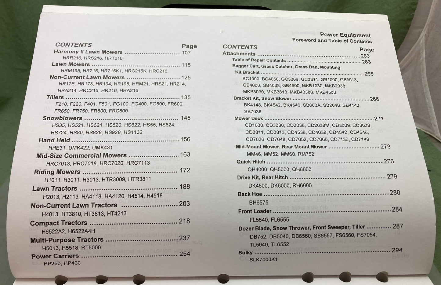 Genuine Honda TO153 Warranty Flat Rate Manual Power Equipment Products '86-'02