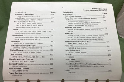 Genuine Honda TO153 Warranty Flat Rate Manual Power Equipment Products '86-'04