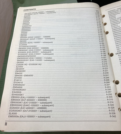 Genuine Honda PSV52522H Troubleshooting Manual '98-'06