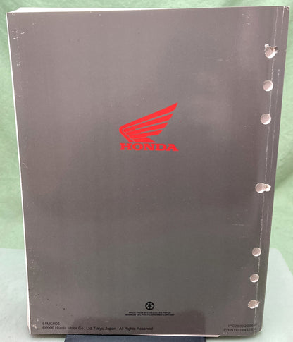 Genuine Honda 61MCH05 VTX1800C/F Service Manual 2006