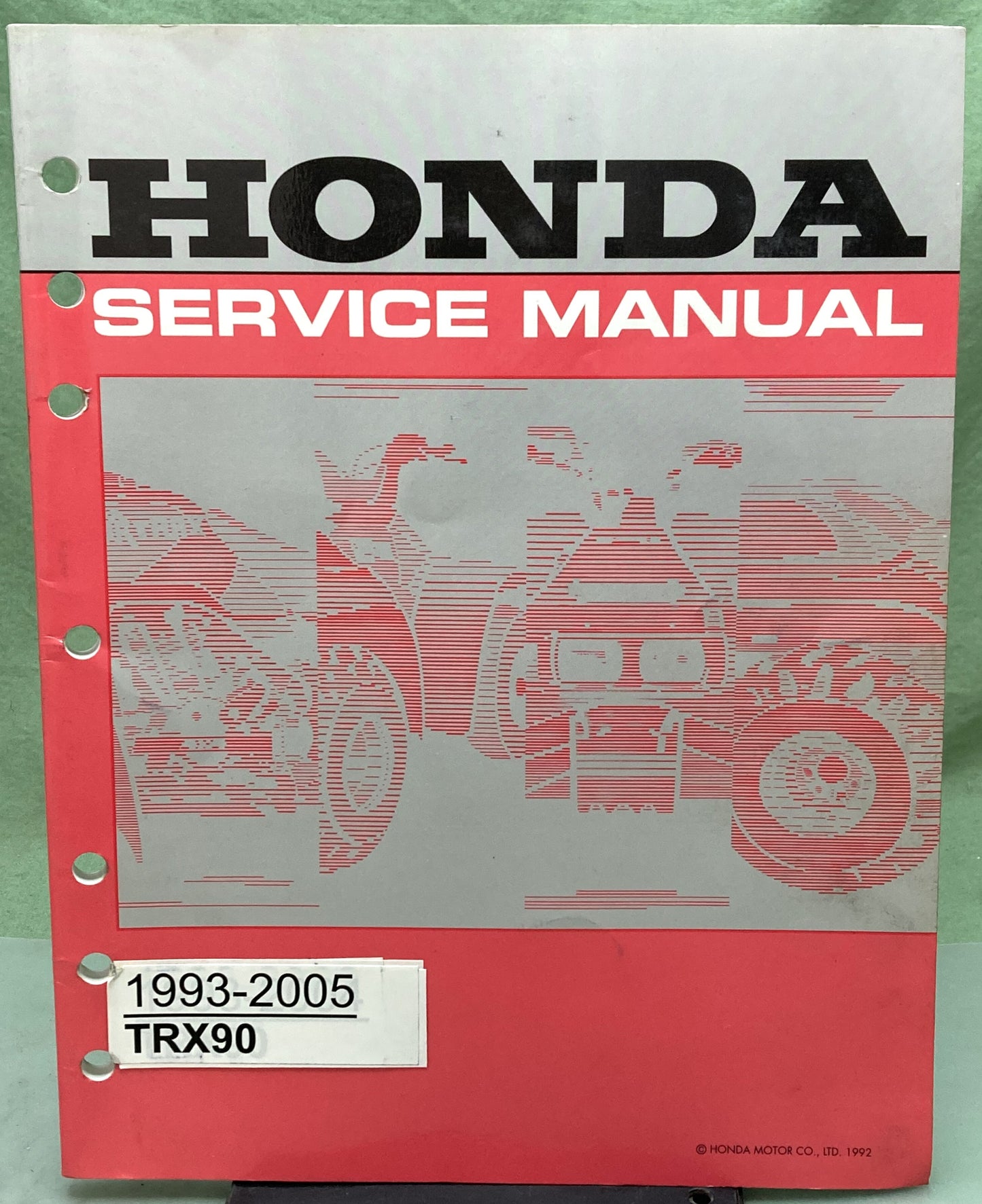 Genuine Honda 61HF712 TRX90 Service Manual 1998
