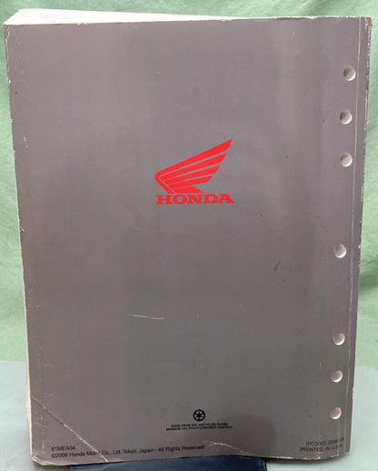 Genuine Honda 61MEA04 VTX1300S/R/C Service Manual 2006