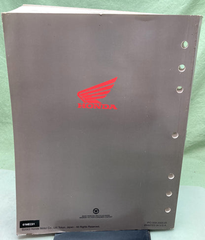 Genuine Honda 61MEC01 NRX1800 Valkyrie Rune Service Manual 2003
