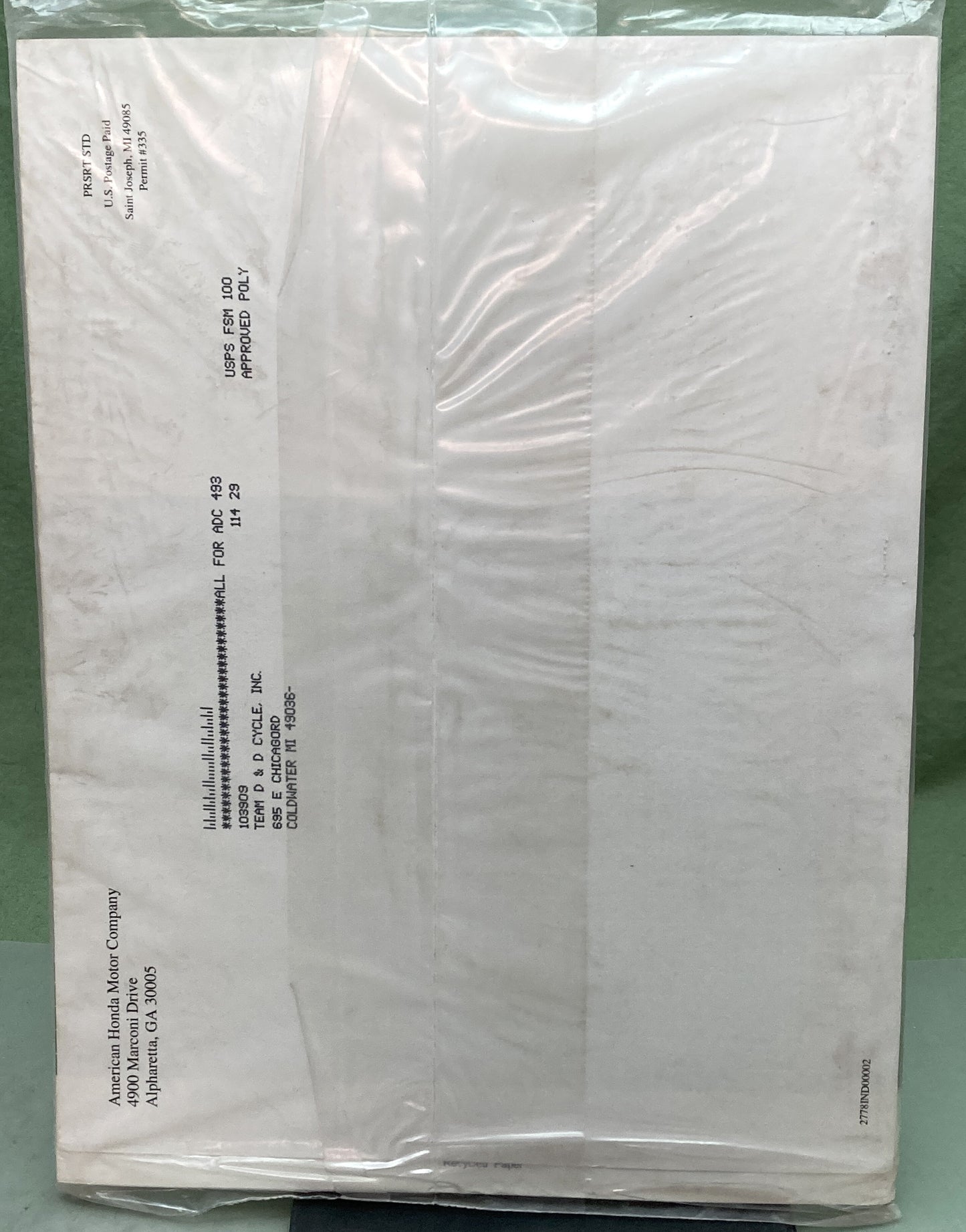 New Genuine Honda 61ZT300 EU1000i Generator Shop Manual 2003