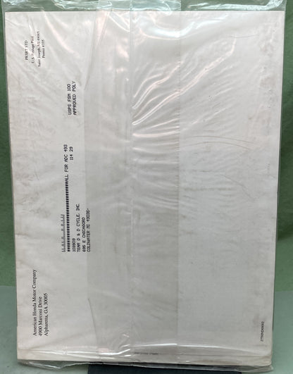 New Genuine Honda 61ZT300 EU1000i Generator Shop Manual 2003