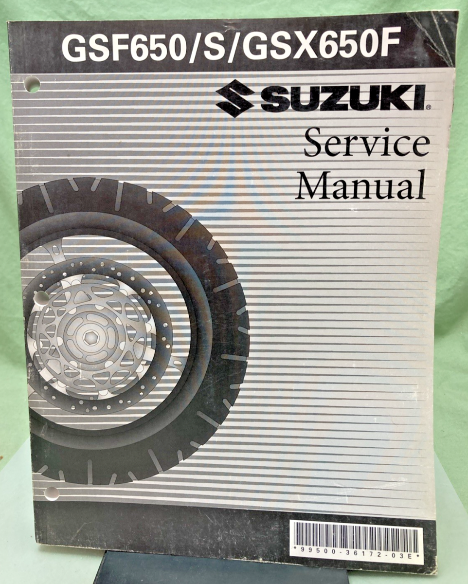 GENUINE SUZUKI 99500-36172-03E GSF650/S/GSX650F SERVICE MANUAL 2007