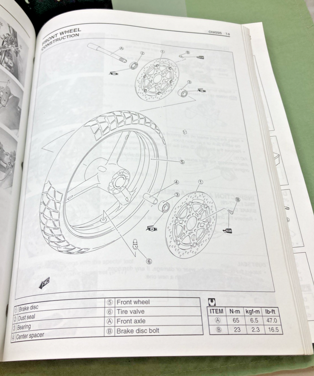 GENUINE SUZUKI 99500-36133-03E DL650-A SERVICE MANUAL 2003