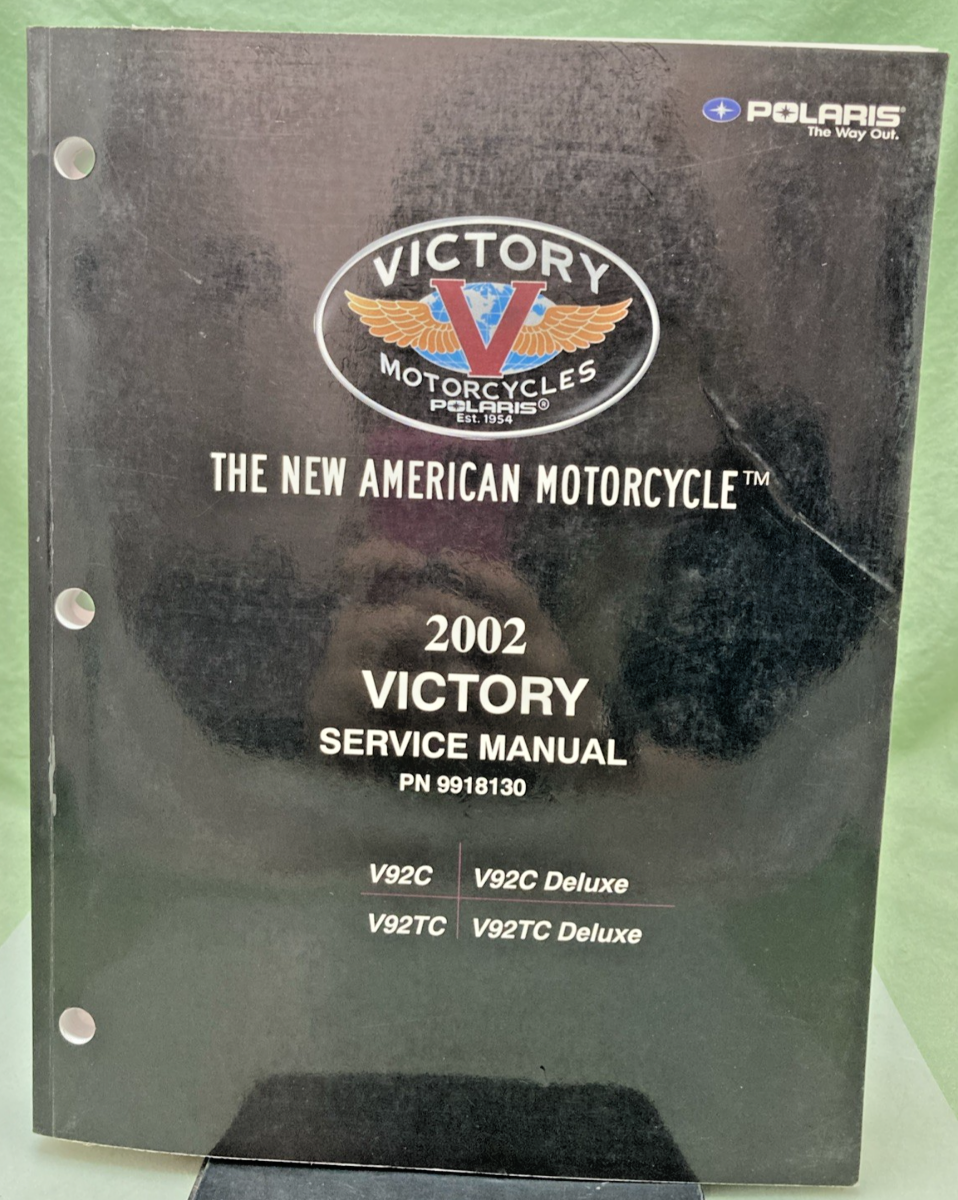 GENUINE VICTORY 9918130 V92C AND V92TC DELUXE SERVICE MANUAL 2002