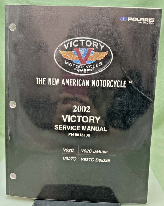 GENUINE VICTORY 9918130 V92C AND V92TC DELUXE SERVICE MANUAL 2002