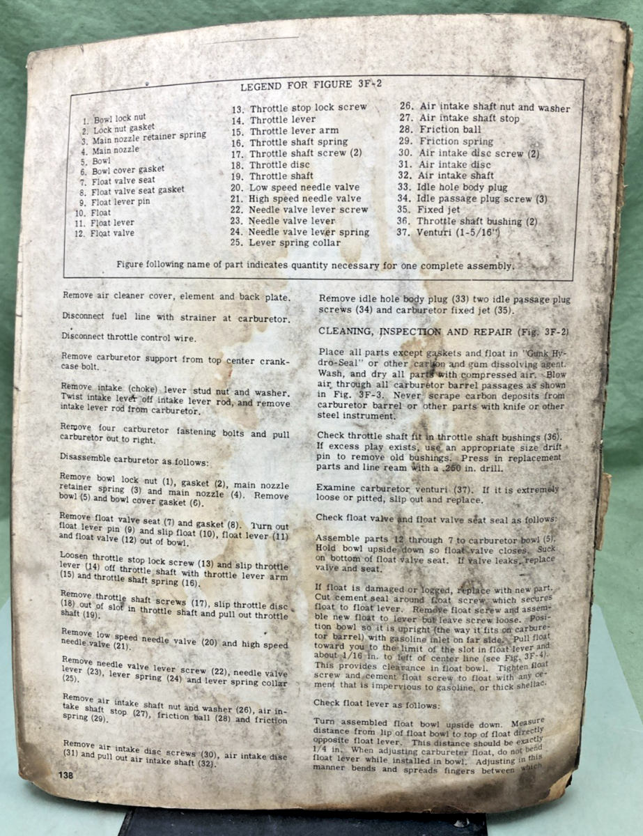 GENUINE HARLEY DAVIDSON PANHEAD SERVICE MANUAL 1948-1957 RIGID