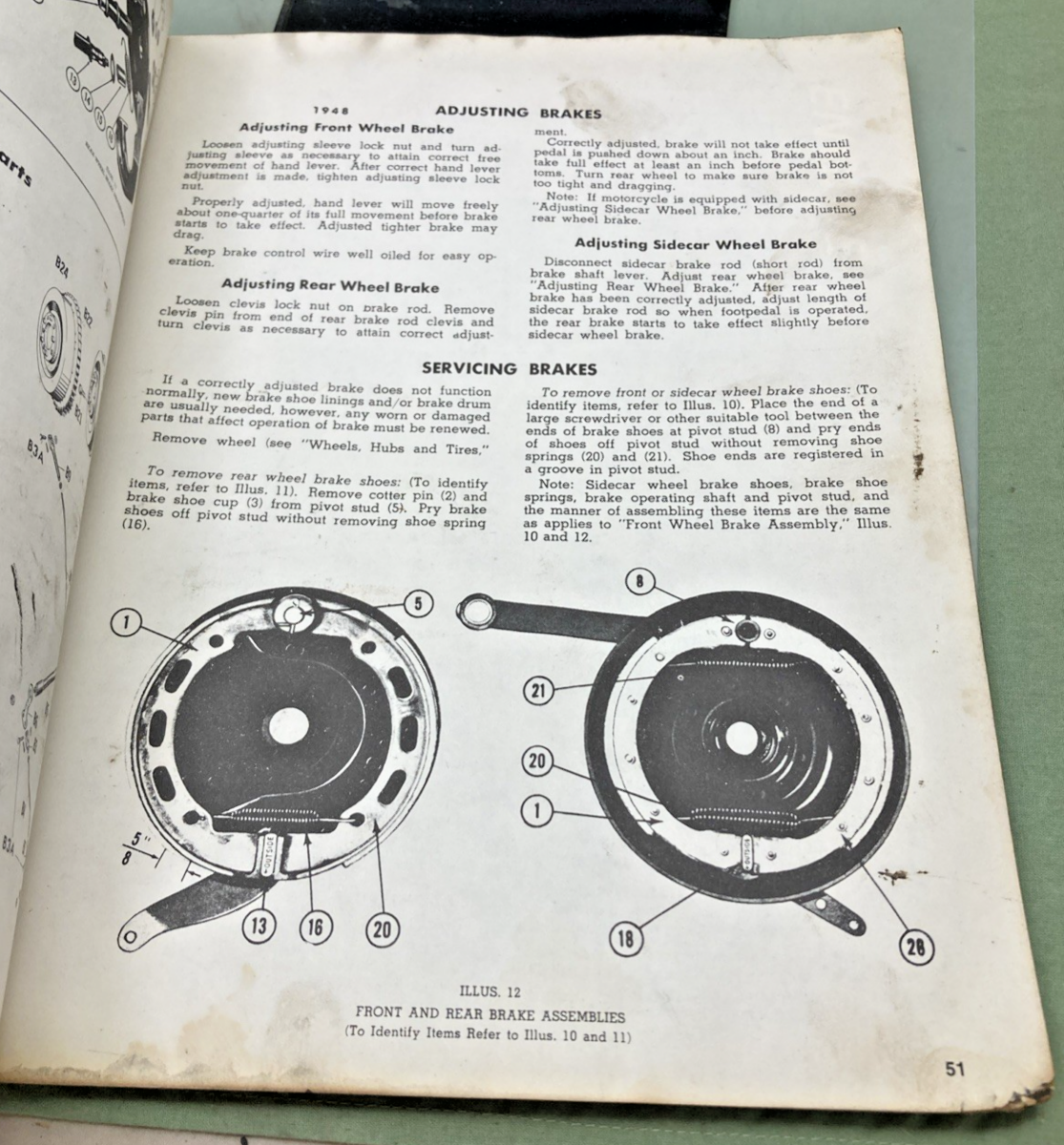 GENUINE HARLEY DAVIDSON PANHEAD SERVICE MANUAL 1948-1957 RIGID