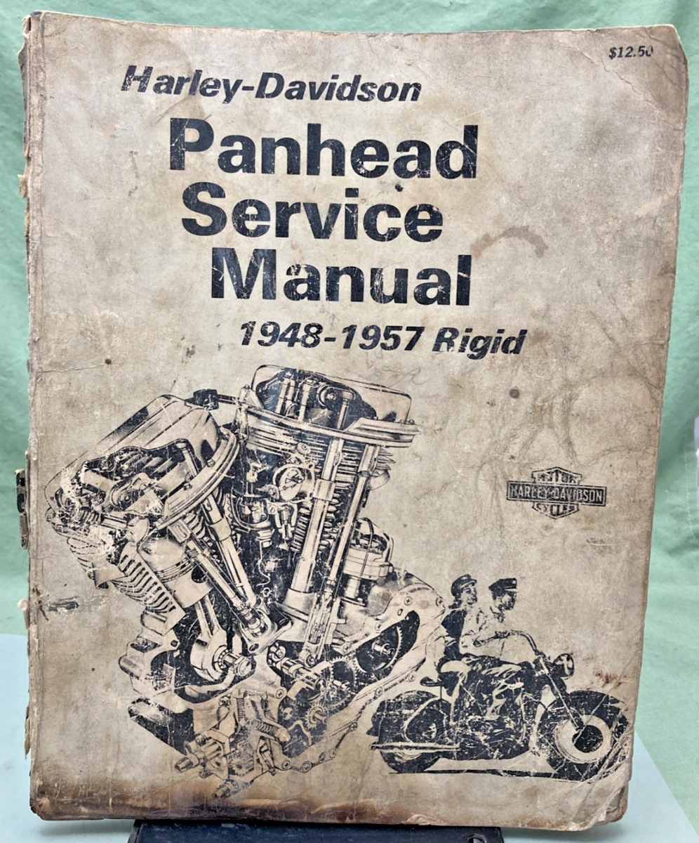 GENUINE HARLEY DAVIDSON PANHEAD SERVICE MANUAL 1948-1957 RIGID