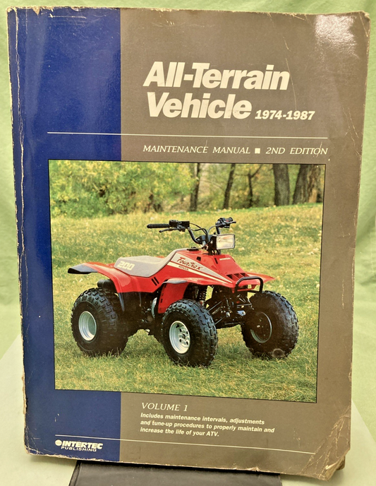 GENUINE INTERTEC ALL-TERRAIN VEHICLE MAINTENANCE MANUAL 1974-1987 VOL. 1