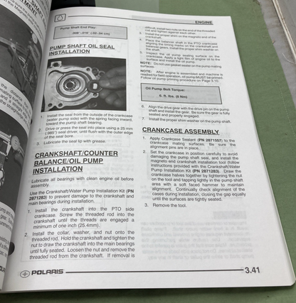 GENUINE POLARIS 9920778 SPORTSMAN 6X6 SERVICE MANUAL 2007