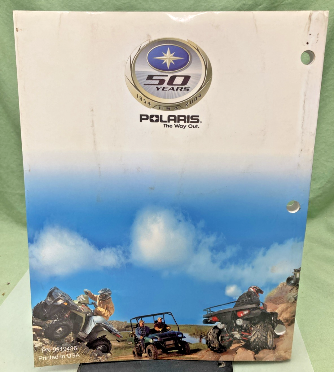 GENUINE POLARIS 9919486 TRAIL BOSS SERVICE MANUAL 2004-2005