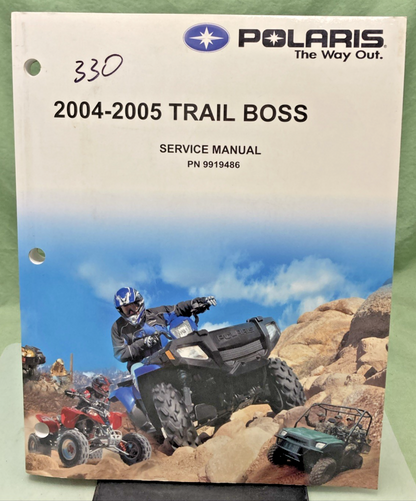 GENUINE POLARIS 9919486 TRAIL BOSS SERVICE MANUAL 2004-2005