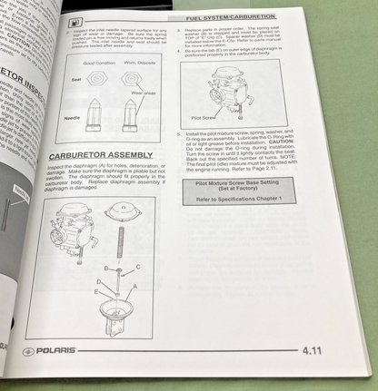 GENUINE POLARIS 9918759 TRAIL BOSS 330 SERVICE MANUAL 2004