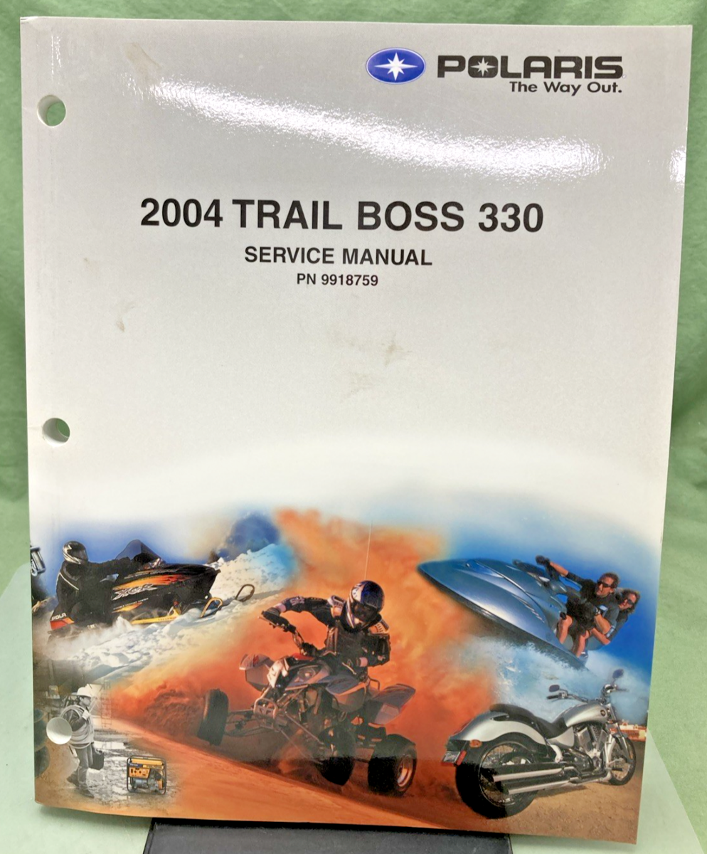 GENUINE POLARIS 9918759 TRAIL BOSS 330 SERVICE MANUAL 2004