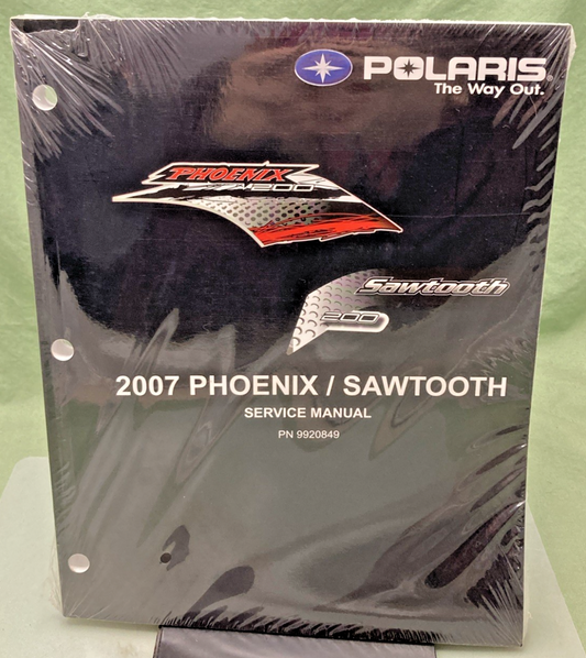 NEW GENUINE POLARIS 9920849 PHOENIX/SAWTOOTH SERVICE MANUAL 2007
