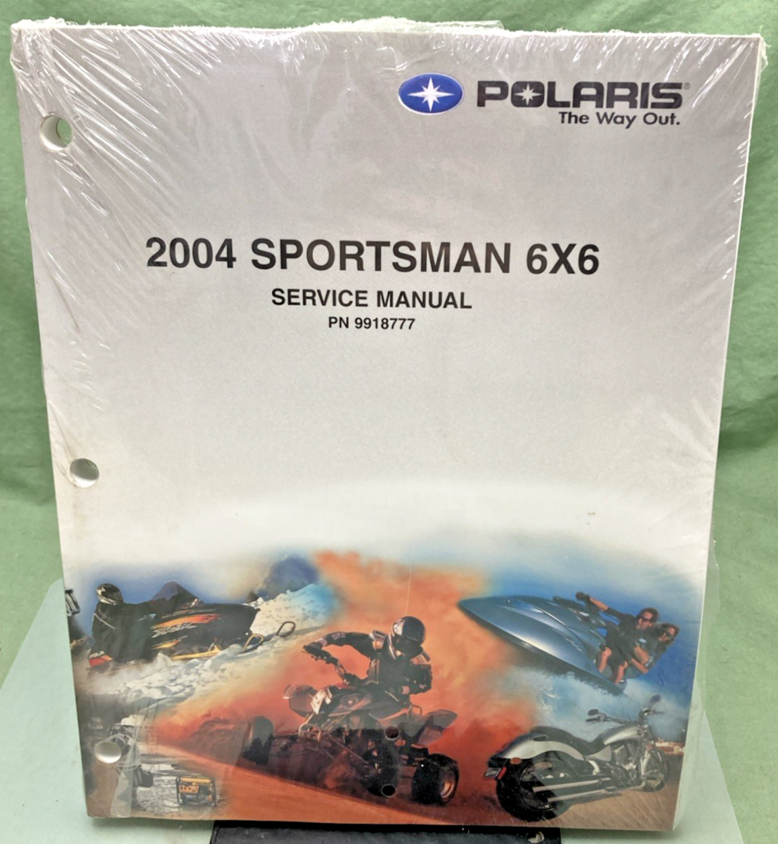 NEW GENUINE POLARIS 9918777 SPORTSMAN 6X6 SERVICE MANUAL 2004