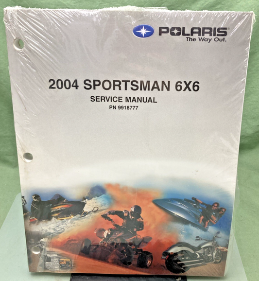 NEW GENUINE POLARIS 9918777 SPORTSMAN 6X6 SERVICE MANUAL 2004