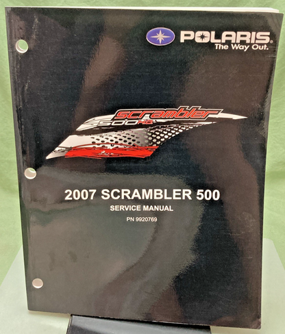 NEW GENUINE POLARIS 9920769 SCRAMBLER 500 2007 SERVICE MANUAL