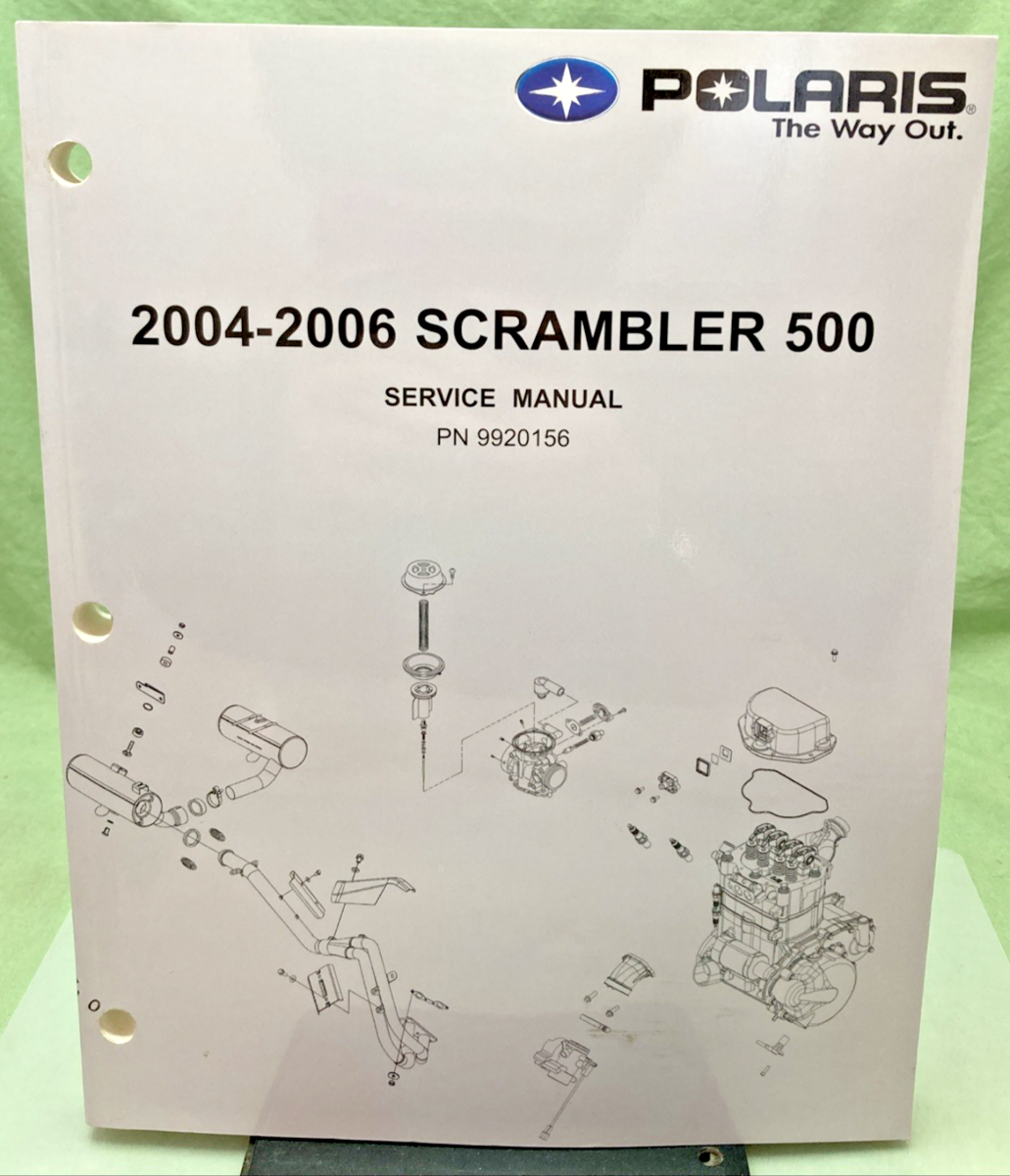 NEW GENUINE POLARIS 9920156 SCRAMBLER 500 2004-2006 SERVICE MANUAL