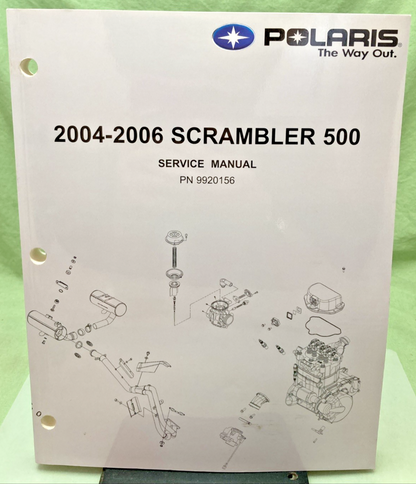 NEW GENUINE POLARIS 9920156 SCRAMBLER 500 2004-2006 SERVICE MANUAL