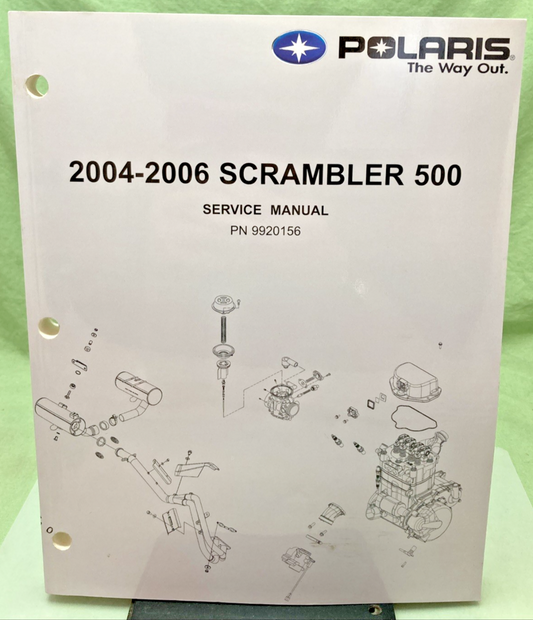 NEW GENUINE POLARIS 9920156 SCRAMBLER 500 2004-2006 SERVICE MANUAL