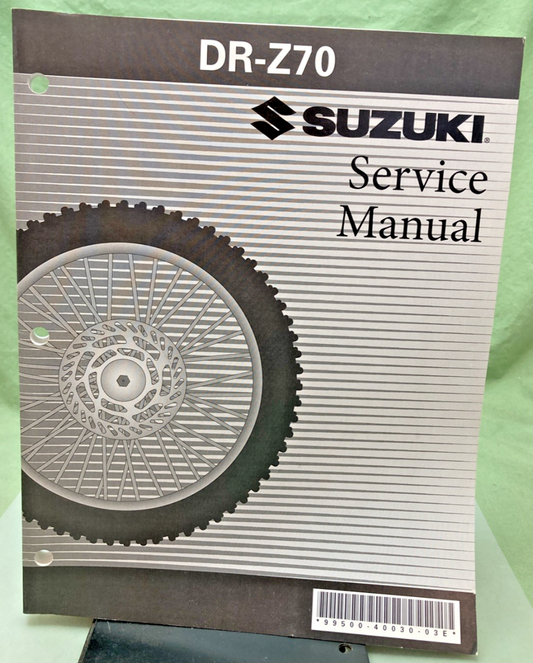 NEW GENUINE SUZUKI 99500-40030-03E DR-Z70 SERVICE MANUAL 2007