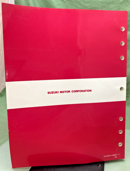 NEW GENUINE SUZUKI 99500-20240-01E RM60 SERVICE MANUAL 2002